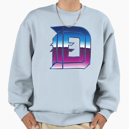 Detroit D Chrome Iv Sweatshirt - Custom Art Print for Adults - T-Shirt, Sweatshirt, Hoodie