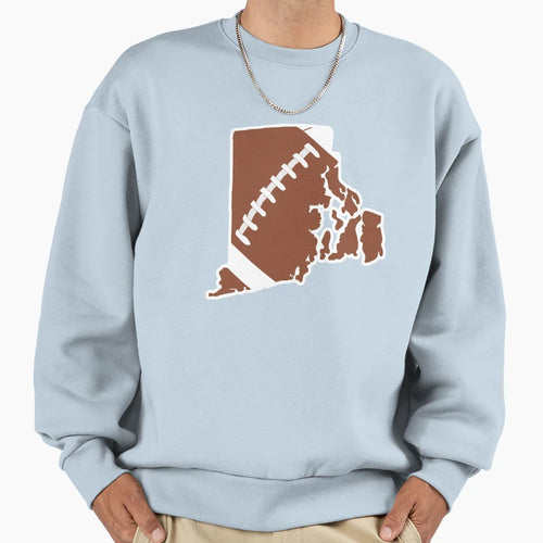 Football Rhode Island Fun Football Sweatshirt - Streetwear Style Unisex - T-Shirt, Sweatshirt, Hoodie