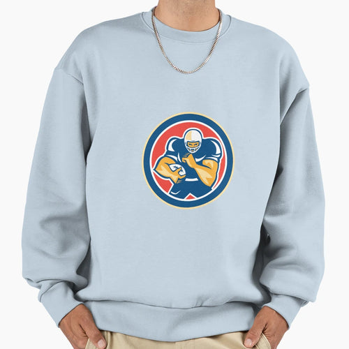 American Football Player Fend Off Sweatshirt - Aesthetic Graphic Unisex - T-Shirt, Sweatshirt, Hoodie