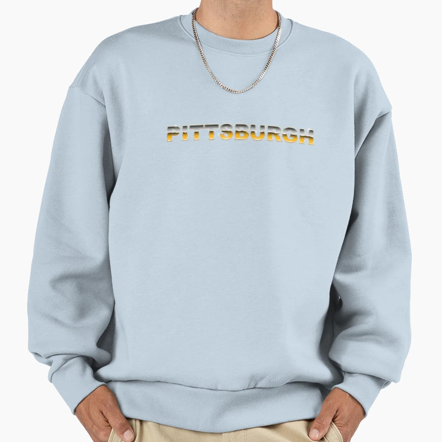 Pittsburgh Football 80S Sweatshirt - Fun Novelty Design for Adults - T-Shirt, Sweatshirt, Hoodie