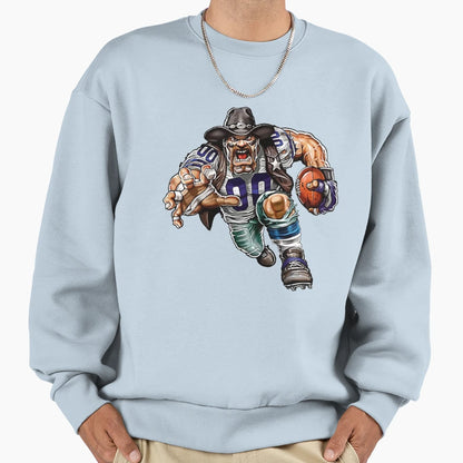 Mascot American Football Sweatshirt - Graphic Print Men Women - T-Shirt, Sweatshirt, Hoodie