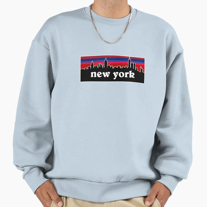New York G Cityscape Football Sweatshirt - Custom Art Print for Adults - T-Shirt, Sweatshirt, Hoodie