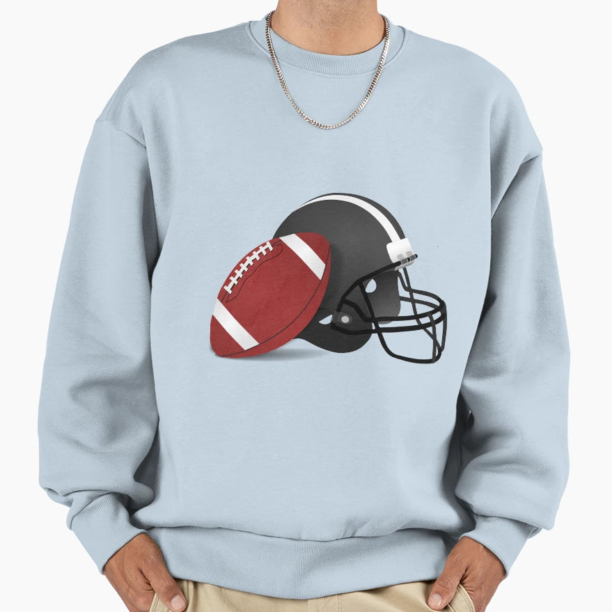 Football Sweatshirt - Custom Art Print Men Women - T-Shirt, Sweatshirt, Hoodie