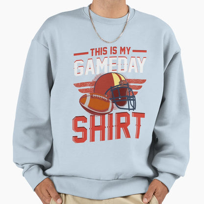 This Is My Gameday Football Fanatic Gift T-Shirt - Graphic Print Unisex - T-Shirt, Sweatshirt, Hoodie