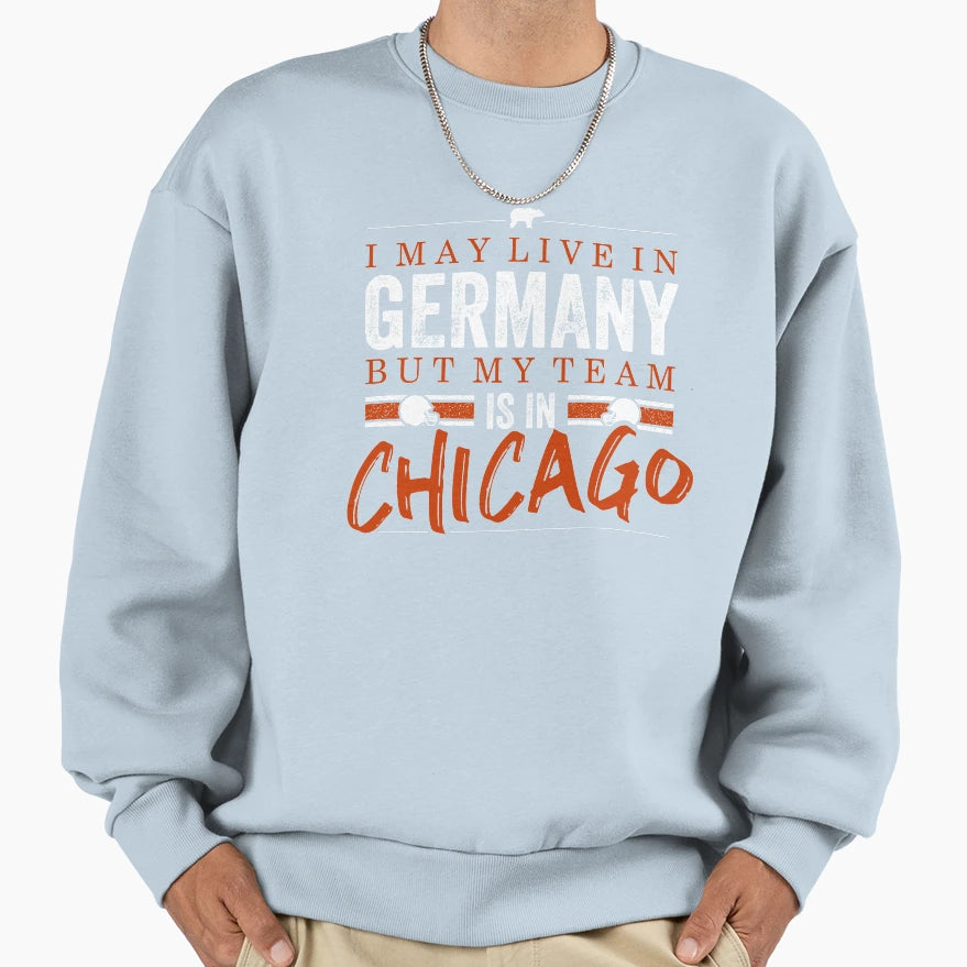 Chicago Football Team Fans From Sweatshirt - Novelty Apparel for Adults - T-Shirt, Sweatshirt, Hoodie