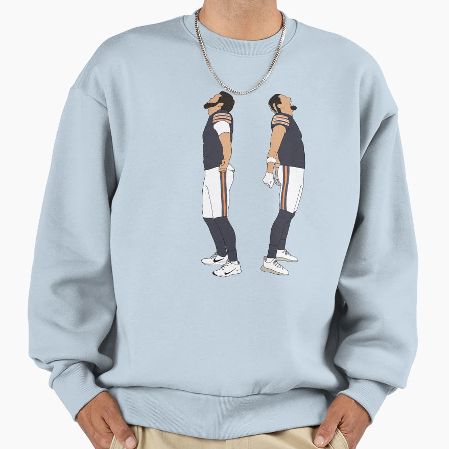 Back To Back Triumph Sweatshirt - Aesthetic Graphic for Adults - T-Shirt, Sweatshirt, Hoodie