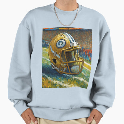 American Football Helmet Sweatshirt - Fun Novelty Design for Adults - T-Shirt, Sweatshirt, Hoodie