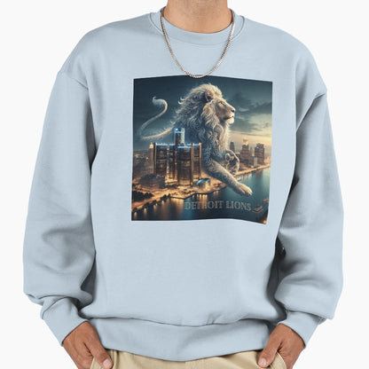 Detroit Lion Sweatshirt - Graphic Print for Adults - T-Shirt, Sweatshirt, Hoodie