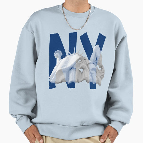 Ny Liberty Statue Sweatshirt - Graphic Print Unisex - T-Shirt, Sweatshirt, Hoodie