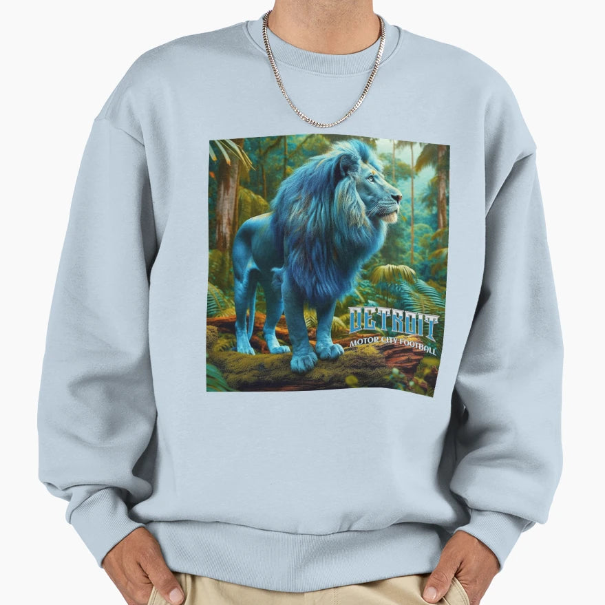 Detroit Lions Football Ii Sweatshirt - Minimalist Print for Adults - T-Shirt, Sweatshirt, Hoodie