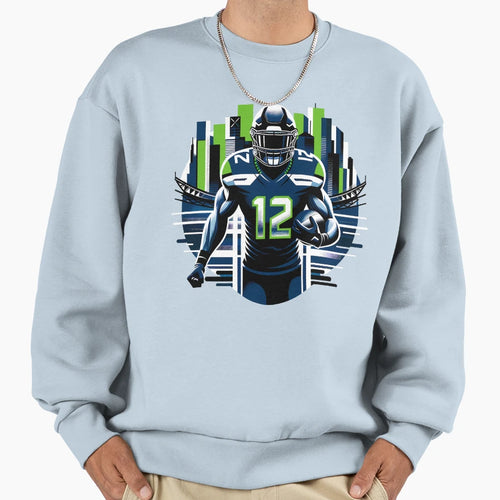 Seattle Football Sweatshirt - Novelty Apparel Unisex - T-Shirt, Sweatshirt, Hoodie