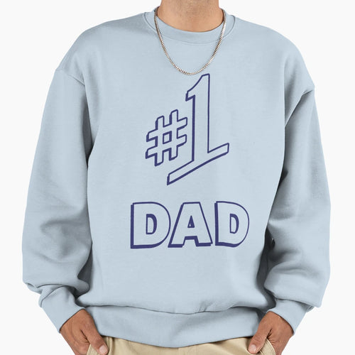 Number One Sweatshirt - Minimalist Print for Adults - T-Shirt, Sweatshirt, Hoodie