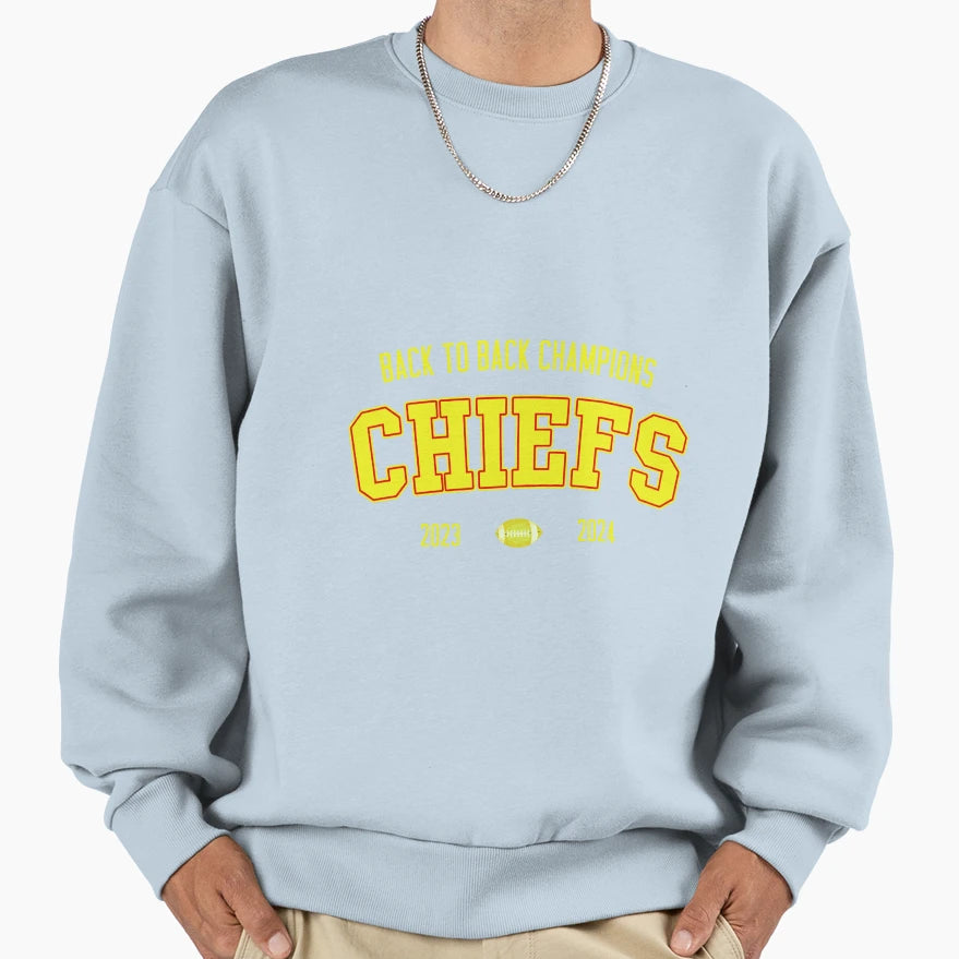 Back To Back National Champions Sweatshirt - Novelty Apparel Unisex - T-Shirt, Sweatshirt, Hoodie