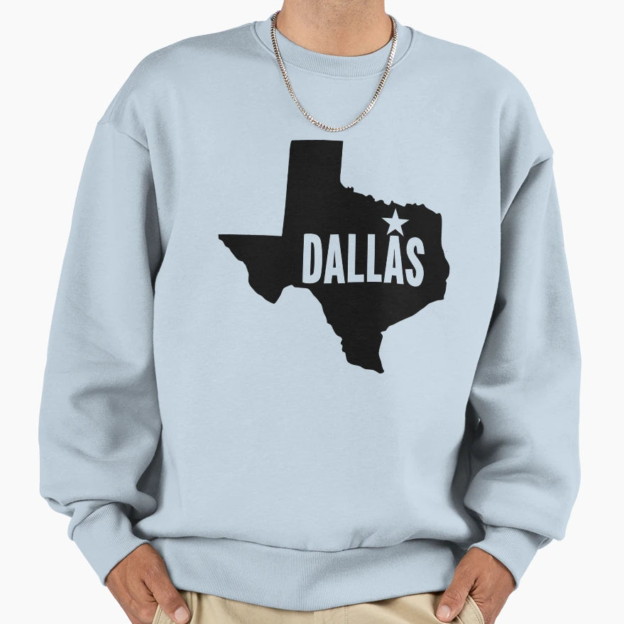 Dallas Tx Sweatshirt - Unique Graphic Unisex - T-Shirt, Sweatshirt, Hoodie