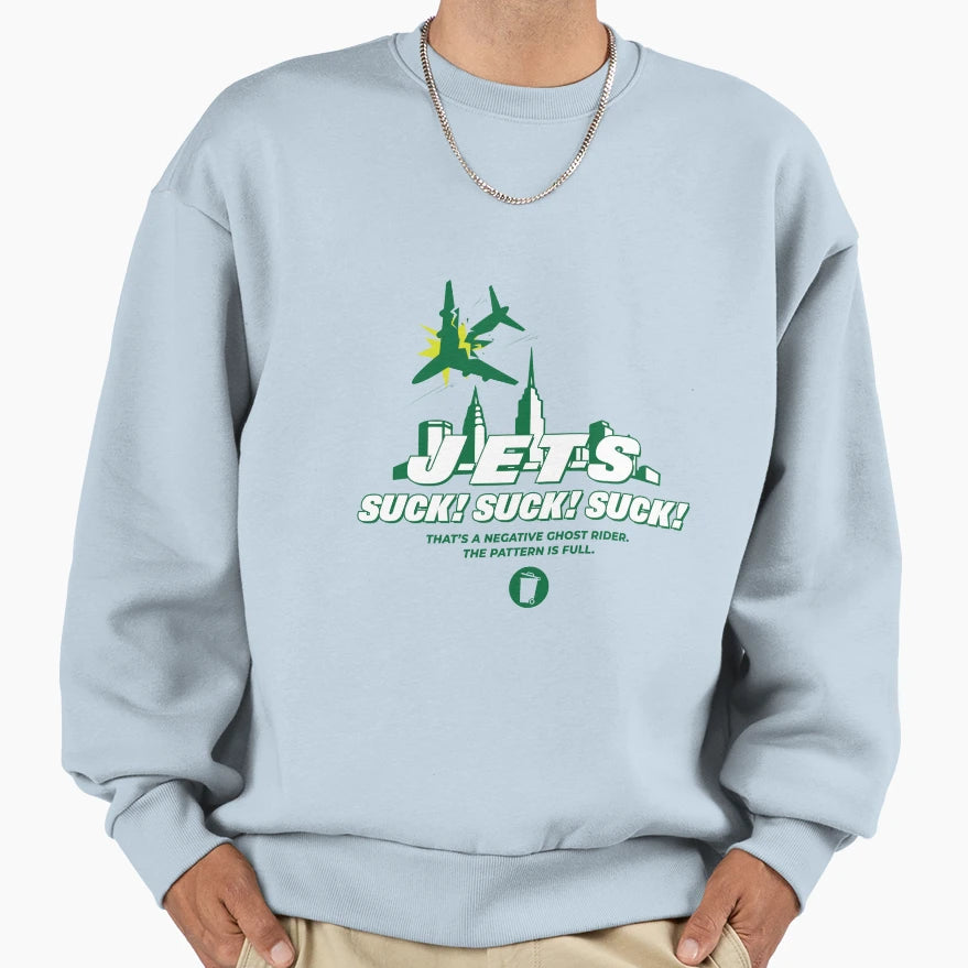 Jets Crash Sweatshirt - Streetwear Style for Adults - T-Shirt, Sweatshirt, Hoodie