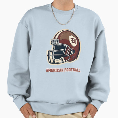 American Football Illustration Sweatshirt - Unique Graphic for Adults - T-Shirt, Sweatshirt, Hoodie