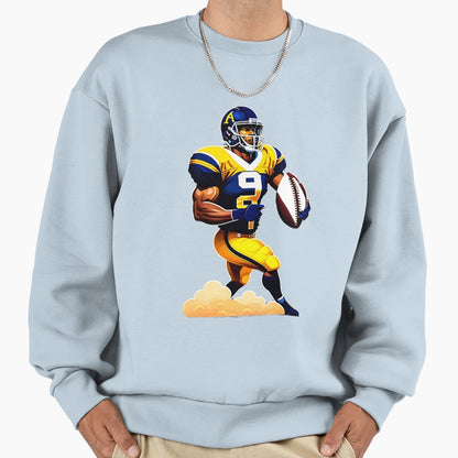 American Football Sweatshirt - Graphic Print for Adults - T-Shirt, Sweatshirt, Hoodie