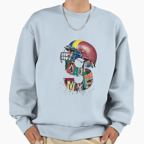 Helmet American Football Collection Sweatshirt - Trendy Graphic Unisex - T-Shirt, Sweatshirt, Hoodie