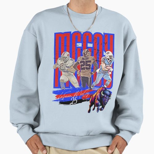 Lesean Mccoy Nfl Legacy Buffalo Bills Sweatshirt - Trendy Graphic Unisex - T-Shirt, Sweatshirt, Hoodie