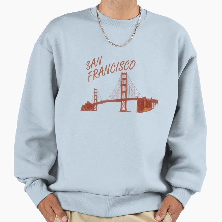 San Francisco Sweatshirt - Aesthetic Graphic Unisex - T-Shirt, Sweatshirt, Hoodie