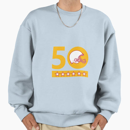 50 Pro Football Championship Sweatshirt - Novelty Apparel for Adults - T-Shirt, Sweatshirt, Hoodie