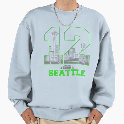 Twelve Sweatshirt - Trendy Graphic Men Women - T-Shirt, Sweatshirt, Hoodie
