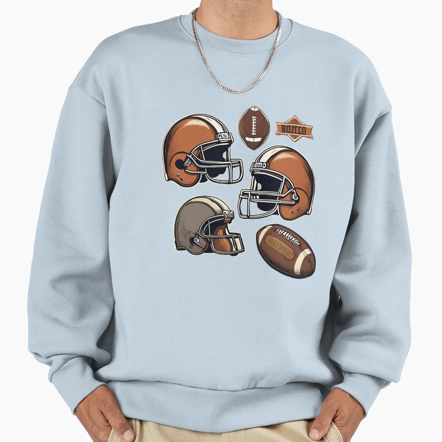 American Football Illustration Sweatshirt - Trendy Graphic Men Women - T-Shirt, Sweatshirt, Hoodie