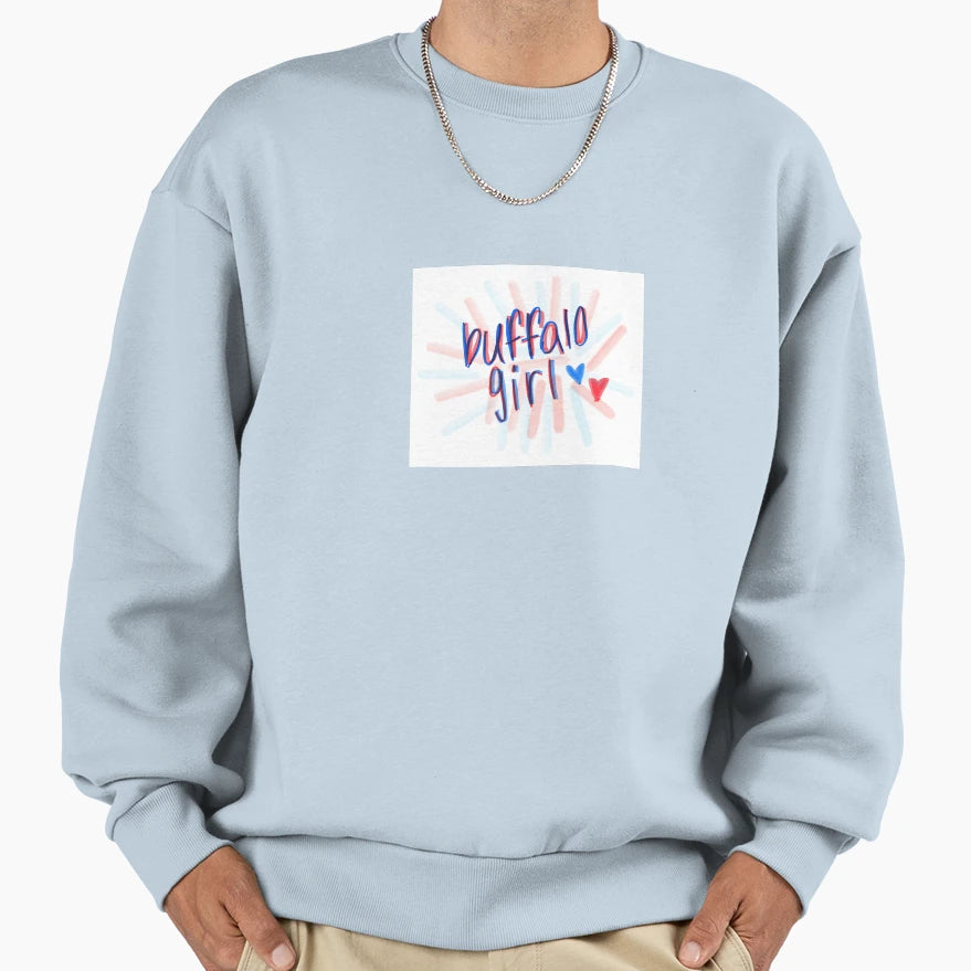Buffalo Artwork Sweatshirt - Custom Art Print for Adults - T-Shirt, Sweatshirt, Hoodie