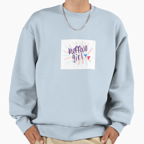 Buffalo Artwork Sweatshirt - Custom Art Print for Adults - T-Shirt, Sweatshirt, Hoodie