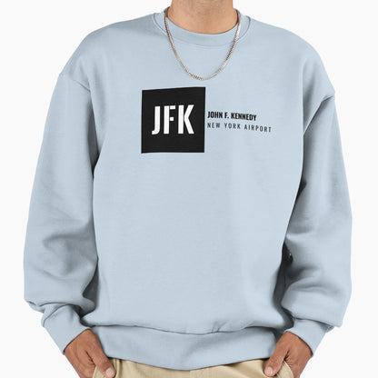 New York Jfk Airport Sweatshirt - Fun Novelty Design for Adults - T-Shirt, Sweatshirt, Hoodie