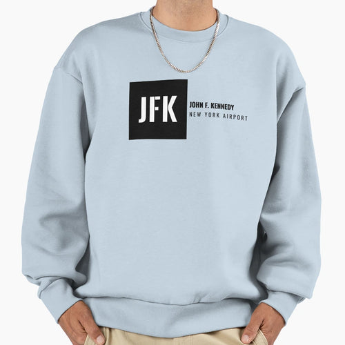 New York Jfk Airport Sweatshirt - Fun Novelty Design for Adults - T-Shirt, Sweatshirt, Hoodie