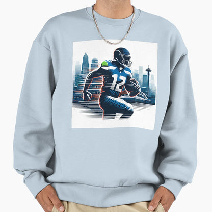 Seattle Football Sweatshirt - Trendy Graphic Men Women - T-Shirt, Sweatshirt, Hoodie