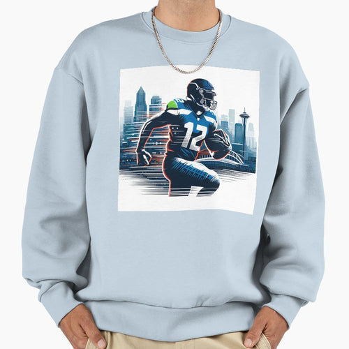 Seattle Football Sweatshirt - Trendy Graphic Men Women - T-Shirt, Sweatshirt, Hoodie
