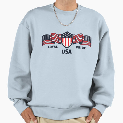 Loyal Pride Usa Sweatshirt - Casual Everyday Wear Unisex - T-Shirt, Sweatshirt, Hoodie