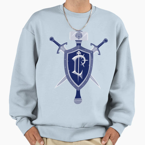 Minimalist Stormwind Lordaeron Crest Sweatshirt - Graphic Print Men Women - T-Shirt, Sweatshirt, Hoodie