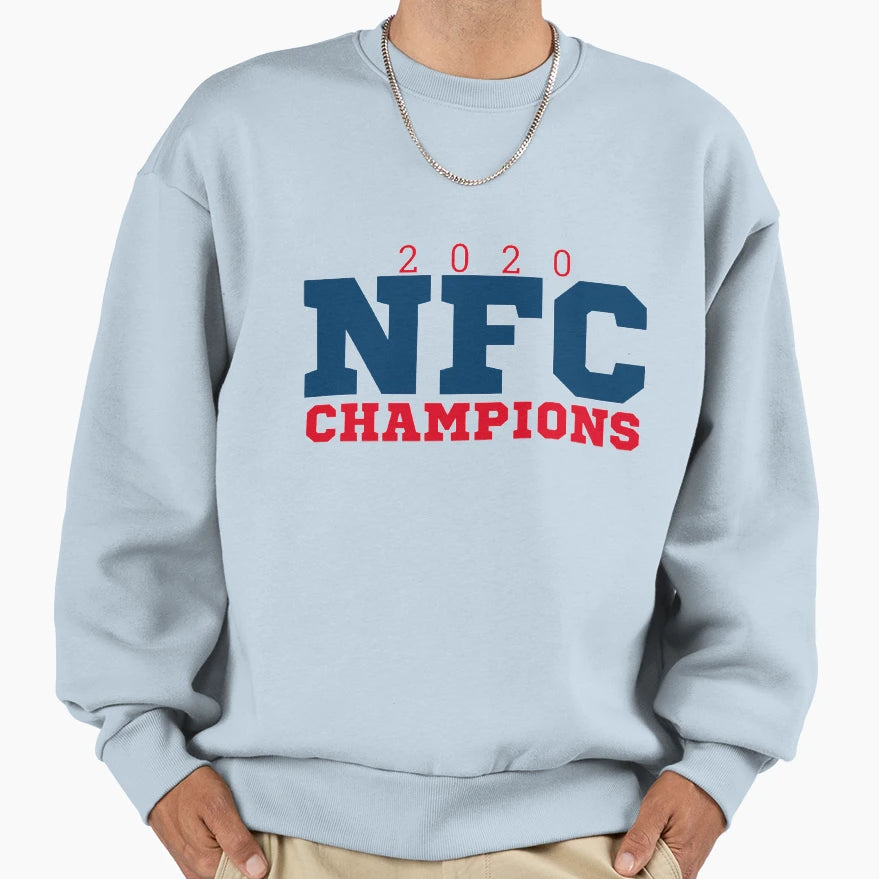 Nfl Nfc Champions Tampa Bay Sweatshirt - Aesthetic Graphic Men Women - T-Shirt, Sweatshirt, Hoodie
