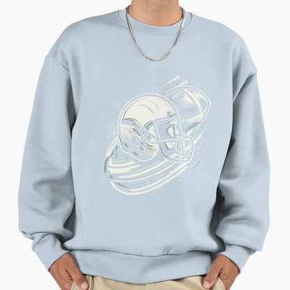 American Football Simple Sweatshirt - Fun Novelty Design Men Women - T-Shirt, Sweatshirt, Hoodie