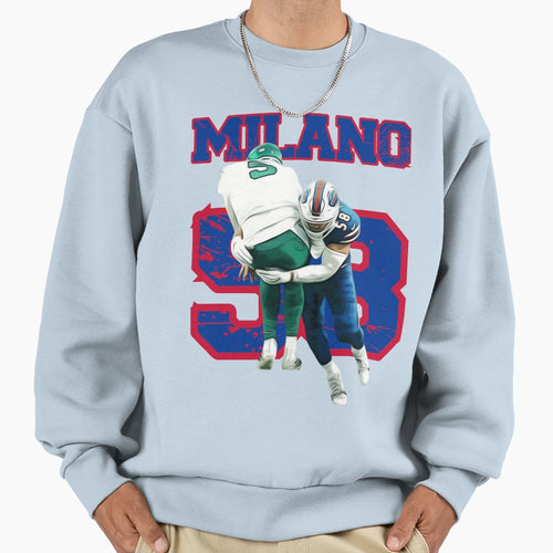 Buffalo Bills Milano 58 Dominating Sweatshirt - Custom Art Print Men Women - T-Shirt, Sweatshirt, Hoodie