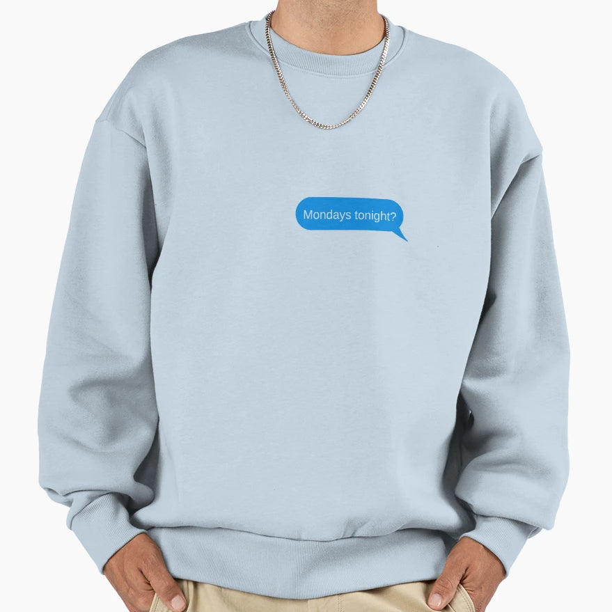 Wisconsin Madison Mondays Tonight Sweatshirt - Minimalist Print for Adults - T-Shirt, Sweatshirt, Hoodie