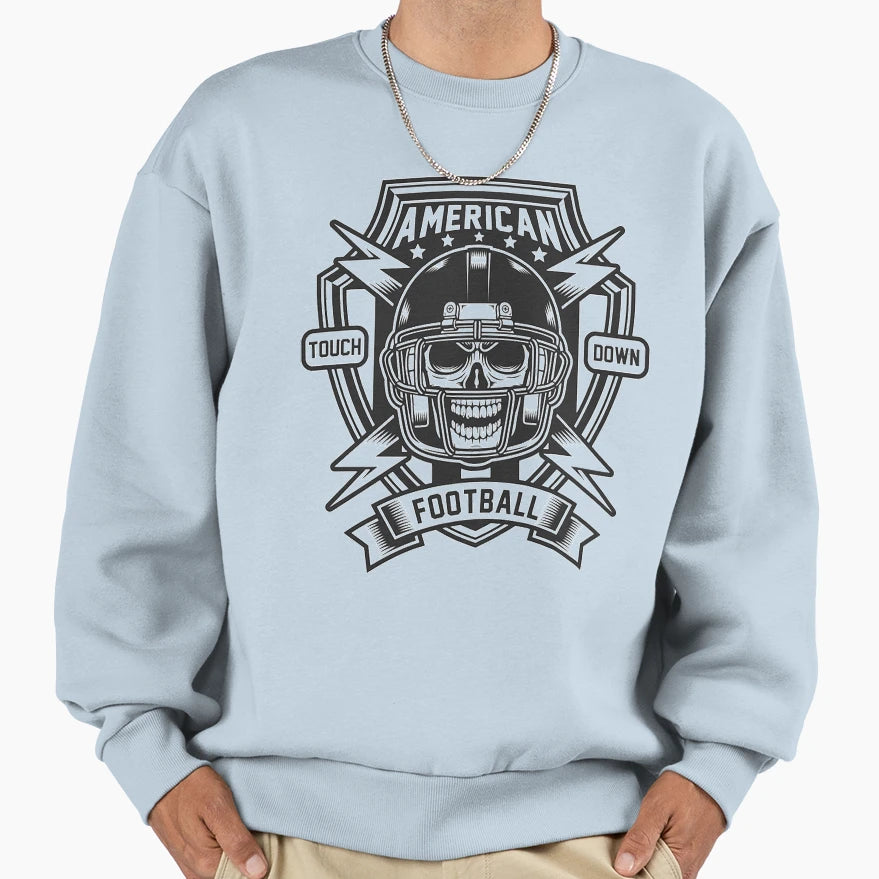 American Football Sweatshirt - Trendy Graphic for Adults - T-Shirt, Sweatshirt, Hoodie