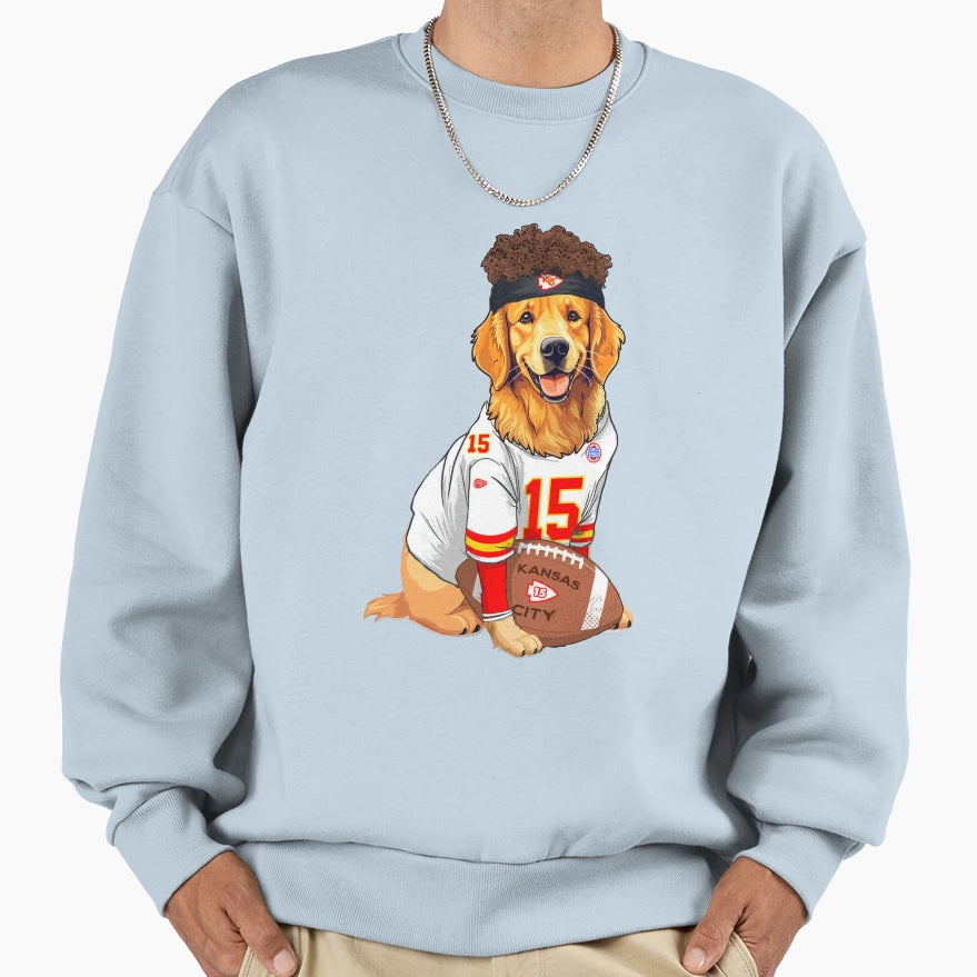 Kansas City Chiefs Golden Retriever PM Nfl T-Shirt - Trendy Graphic Unisex - T-Shirt, Sweatshirt, Hoodie