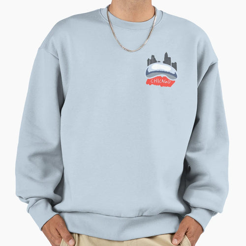 Chicago City Sweatshirt - Aesthetic Graphic for Adults - T-Shirt, Sweatshirt, Hoodie