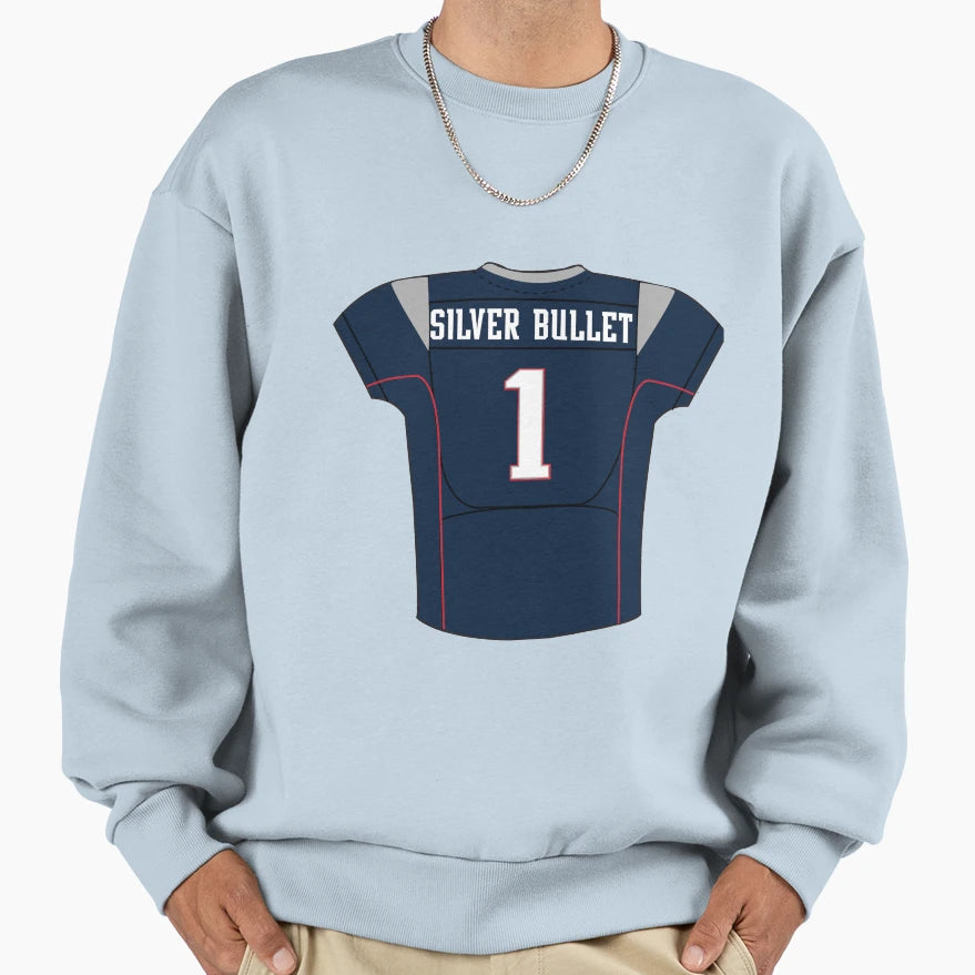 Silver Bullet Sweatshirt - Aesthetic Graphic for Adults - T-Shirt, Sweatshirt, Hoodie