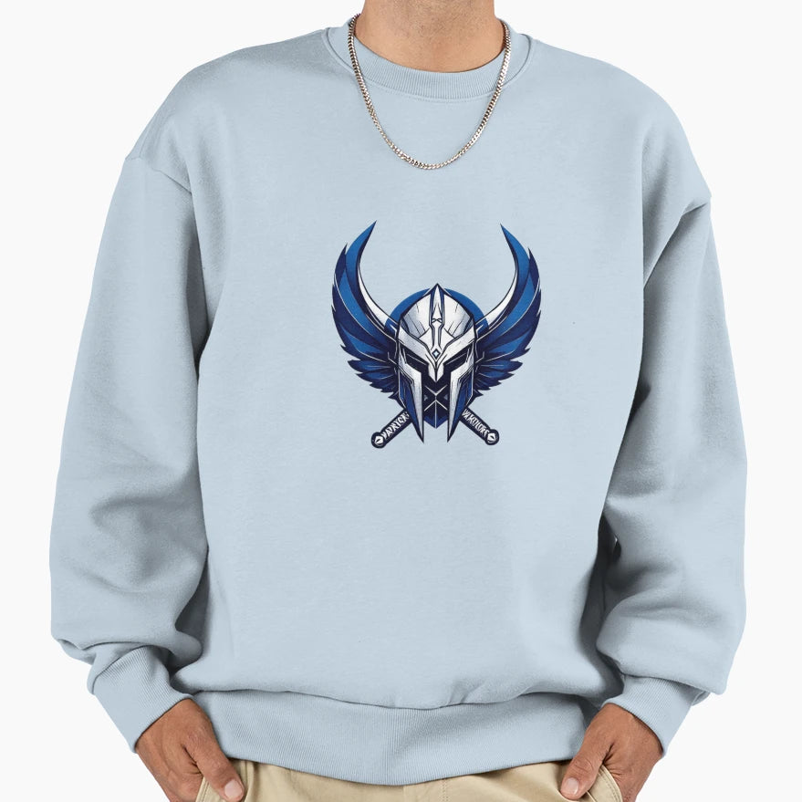 Warrior Logo Sweatshirt - Casual Everyday Wear Unisex - T-Shirt, Sweatshirt, Hoodie
