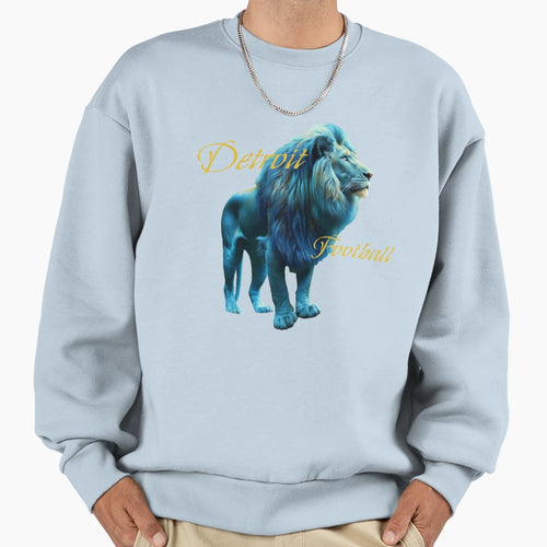 Detroit Football Sweatshirt - Streetwear Style for Adults - T-Shirt, Sweatshirt, Hoodie