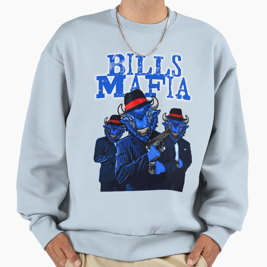 Bills Mafia Sweatshirt - Streetwear Style for Adults - T-Shirt, Sweatshirt, Hoodie