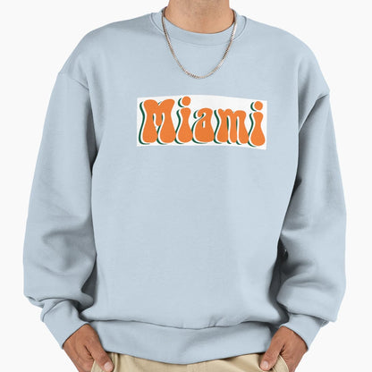 University Miami Sweatshirt - Graphic Print for Adults - T-Shirt, Sweatshirt, Hoodie