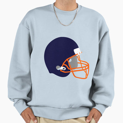 Football Helmet Sweatshirt - Trendy Graphic Men Women - T-Shirt, Sweatshirt, Hoodie
