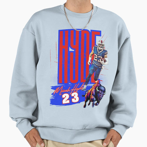 Micah Hyde 23 Buffalo Bills Sweatshirt - Fun Novelty Design for Adults - T-Shirt, Sweatshirt, Hoodie