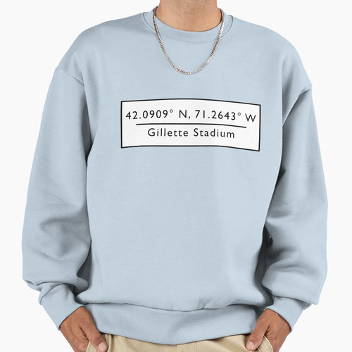 Gillette Stadium Sweatshirt - Minimalist Print for Adults - T-Shirt, Sweatshirt, Hoodie